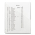 Sheet Protectors | Smead 89506 Organized Up 2-Section Poly Slash Jackets - Letter Size/Clear (5/Pack) image number 5