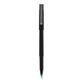Pens | uni-ball 60154 0.5 mm Stick Roller Ball Pen - Green Ink/Black/Green Barrel/Extra-Fine (1-Dozen) image number 1
