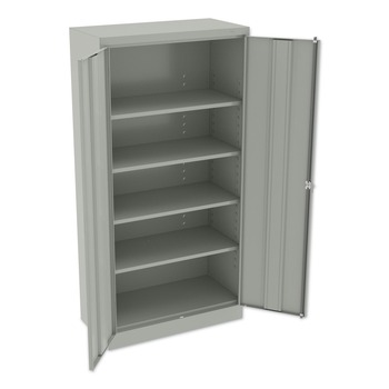 Tennsco 7218-LGY 36 in. x 18 in. x 72 in. Assembled High Standard Cabinet - Light Gray
