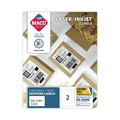 Labels | MACO MML-0200 5.5 in. x 8.5 in. Internet Format Cover-All Opaque Laser/Inkjet Shipping Labels - White (200/Box) image number 0