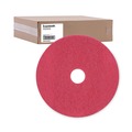  | Boardwalk BWK4020RED 20 in. Diameter Buffing Floor Pads - Red (5/Carton) image number 1