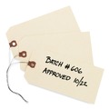 Dividers & Tabs | Avery 12604 4.25 in. x 2.13 in. 11.5 pt Stock Double Wired Shipping Tags - Manila (1000/Box) image number 2