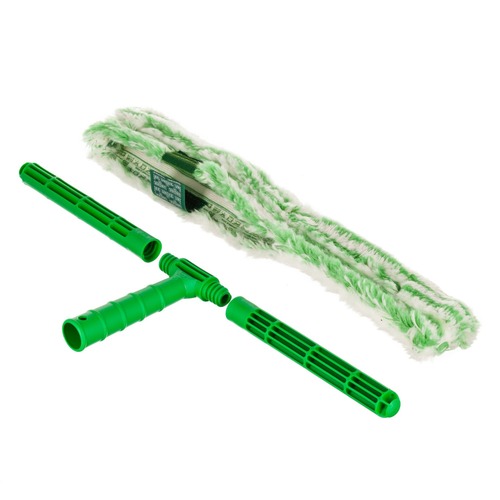 Cleaning Tools | Unger UNGMC450 18 in. Wide Sleeve Monsoon Plus StripWasher Complete with Plastic Handle - Green/White (10/Carton) image number 0