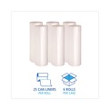  | Boardwalk V7658ENKR01 38 in. x 58 in. 60 gal. 19 mic High-Density Can Liners - Natural (150/Carton) image number 4