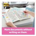 Page Flags | Post-it Flags 680-HVYW 1 in. x 1.75 in. Page Flags in Desk Grip Dispenser - Yellow (200/Pack) image number 3