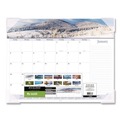 Notebooks & Pads | AT-A-GLANCE 89802 12-Month (Jan to Dec): 2026 22 in. x 17 in. Landscapes Photography Landscape Panoramic Desk Pad - White Sheets, Clear Corners image number 6