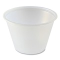 Food Trays, Containers, and Lids | Fabri-Kal 000000000009505196 2.5 oz. Plastic Portion Cups - Translucent (10/Carton) image number 1