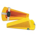 Office & Office Supplies | Master Caster 00967 Giant Foot 3.5 in. W x 6.75 in. D x 2 in. H No-Slip Rubber Wedge Magnetic Doorstop - Yellow image number 2