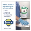 Hand Wipes | Clorox Healthcare 30824 9 in. x 6.75 in. Hydrogen Peroxide Cleaner Disinfectant Wipes - Unscented (95/Canister, 6 Canisters/Carton) image number 7