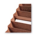 File Folders | Smead 70425 TUFF 1/21-Cut Tab Expanding Open-Top Stadium File - Letter, Redrope image number 5