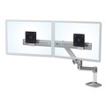 Monitor Stands | Ergotron 45-489-026 LX Dual Direct Polished Aluminum Monitor Arm For 25 in. Monitors image number 0