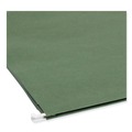 File Folders | Smead 64226 3.5 in. Capacity 1 Section 100 Percent Recycled Hanging Pockets with Full-Height Gusset - Standard Green/Letter Size (10/Box) image number 3