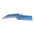 Binders | Universal UNV20733 11 in. x 8.5 in. 2 in. Capacity 3 Rings Slant D-Ring View Binder - Light Blue image number 1