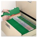 File Folders | Smead 14083 6 SafeSHIELD Fasteners 2 Dividers Letter Size 6-Section Pressboard Top Tab Pocket Classification Folders - Green (10/Box) image number 5