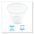 Food Trays, Containers, and Lids | Boardwalk BWKPRTN55TS 5.5 oz Plastic Souffle/Portion Cups - Translucent (2500/Carton) image number 4