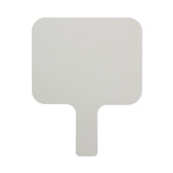 Flipside 10039 9.75 in. x 8 in. Dry Erase Paddle - White Surface (12/Pack)