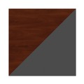 Office Desks & Workstations | Bush WC24446 Series C 71.13 in. x 36.13 in. x 29.88 in. Collection Bow Front Desk - Hansen Cherry/Graphite Gray image number 5