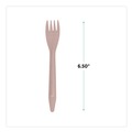 Cutlery | Eco-Products EP-S212-W General Purpose Fork Wood Cutlery - Natural (500/Carton) image number 6