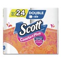 Toilet Paper | Scott 47618 ComfortPlus 1-Ply Septic Safe Toilet Paper Double Roll Bath Tissue - White (48/Carton) image number 6