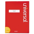 Just Launched | Universal UNV80002 1 in. x 4 in. Laser Printer Permanent Labels - White (5000/Box) image number 0