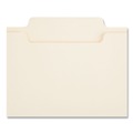 File Folders | Universal UNV13520 1/3-Cut Tabs Reinforced Top Tab Folders with Fasteners - Legal Size, Manila (50/Box) image number 1
