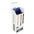 Pens | Zebra 14410 Jimnie Medium 0.7 millimeter Stick Gel Pen - Black Ink/Clear/Black Barrel (24/Box) image number 3