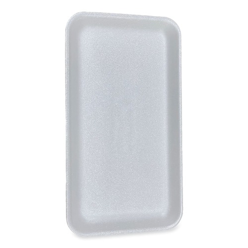 Food Trays, Containers, and Lids | GEN 1525WH 14.5 in. x 8 in. x 0.75 in. #1525 Meat Trays - White (250/Carton) image number 0
