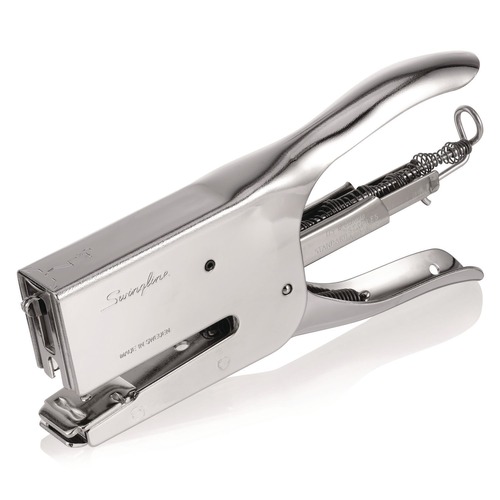Staplers | Rapid 90119 50-Sheet Capacity 0.25 in. to 0.31 in. Staples 2 in. Throat Classic K1 Plier Stapler - Chrome image number 0