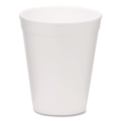Cups and Lids | WinCup 221969 10 oz Foam Drink Cups - White (1000/Carton) image number 0