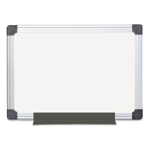 White Boards | MasterVision MA0212170MV 18 in. x 24 in. Aluminum Frame Value Melamine Dry Erase Board - White image number 0