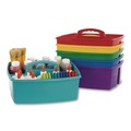 Boxes & Bins | Storex 00948E06C Large Storage Caddy, 11 x 13 x 6.38, Assorted Colors, 6/Carton image number 2