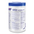 Cleaners & Chemicals | PURELL 9341-06 1-Ply 10 in. x 7 in. Fragrance-Free Foodservice Surface Sanitizing Wipes - White (6/Carton) image number 2