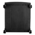 Office Filing Cabinets & Shelves | Storex 61270U01C 1 Legal/letter-Size File Drawer 14.75 in. x 18.25 in. x 12.75 in. Single-Drawer Mobile Filing Cabinet - Black/Teal image number 3