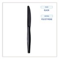 Cutlery | Boardwalk BWKKNIHWPPBIW Heavyweight Wrapped Polypropylene Knife - Black (1000/Carton) image number 7