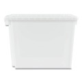 Boxes & Bins | HON HFMBIN12 Flagship 12.75 in. x 16 in. x 12 in. 1 Section Storage Bins - Translucent White image number 4