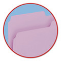 Just Launched | Smead 12443 Colored File Folders with Assorted 1/3-Cut Tab Positions - Letter, Lavender (100/Box) image number 3