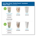 Just Launched | Dixie 5356CD 16 oz. PerfecTouch Coffee Haze Design Paper Hot Cups (20 Packs/Carton) image number 3