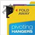 File Folders | Pendaflex SER-2-YEL 1/3-Cut Exterior Tabs 5 Dividers with 1/5-Cut Tabs Letter Size Hanging-Style Personnel Folders - Yellow image number 5