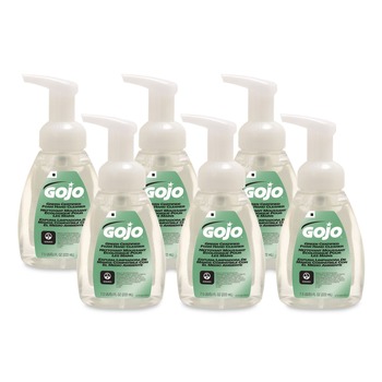 GOJO Industries 5715-06 7.5 oz. Green Certified Foam Soap - Fragrance-Free (6/Carton)
