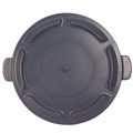 Trash Cans | Impact GL200203 Value-Plus 20.4 in. Flat-Top Lids for 20-Gallon Gator Containers - Gray image number 1