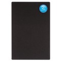  | Quartet 7683BK 36 in. x 24 in. Oval Office Fabric Bulletin Board - Black image number 1