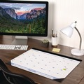 Bulletin Boards | AT-A-GLANCE SW23000 12-Month (Jan to Dec): 2025 24 in. x 19 in. Desk Pad - White Sheets, Black Binding/Black Corners image number 2