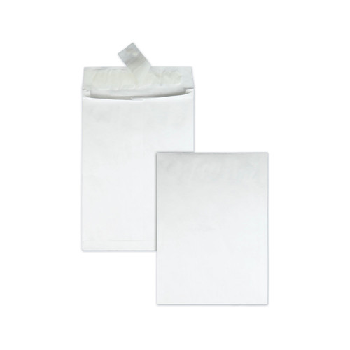 Pens | Survivor QUAR4202 10 in. x 13 in. No. 13 1/2 Lightweight 14 lbs Tyvek Open End 1.5 in. Expansion Mailers - White (25/Box) image number 0