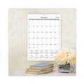 Bulletin Boards | Blue Sky 117373 12 in. x 17 in. 12-Month (Jan-Dec 2026) Enterprise Wall Calendar - White/Gray Sheets image number 2