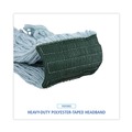 Mops | Boardwalk BWK1400MCT EchoMop with Looped-End Synthetic/Cotton Wet Mop Head - Medium, Blue (12/Carton) image number 8