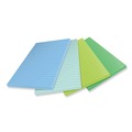 Sticky Notes & Post it | Post-it Notes Super Sticky 4621R-4SST 4 in. x 6 in. Ruled 100 Percent Recycled Paper Super Sticky Notes - Oasis (4-Pads/Pack) image number 2