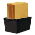 Boxes & Bins | Storex 71130U06C Wide Book Bin, 3.82 gal, 9.2-in x 14.5-in x 7-in, Black, 6/Pack image number 2