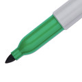 Permanent Markers | Sharpie 30004 Fine Bullet Tip Permanent Marker - Green (1-Dozen) image number 3