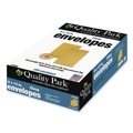 Envelopes & Mailers | Quality Park QUA37590 9 in. x 12 in. 28 lbs. Bond Weight #90 Square Flap Clasp/Gummed Closure Brown Kraft Clasp Envelope - Kraft (250/Carton) image number 0