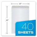 Retail Store Supplies | Ampad 45-094 (40) 4 in. x 6 in. White Sheets Narrow Rule Memo Pads - Assorted Cover Colors (3/Pack) image number 1